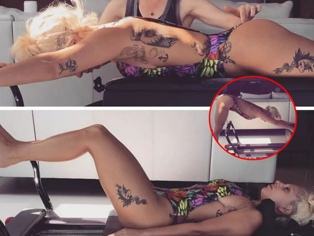 Lady Gaga flaunts daring style in revealing bikini for beachside yoga retreat