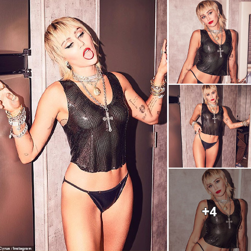 Miley Cyrus Bares It All in Sultry Backstage Photos from MTV VMAs