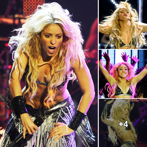 “Shakira Shines on Stage at the 2010 MTV Europe Music Awards in Spain”
